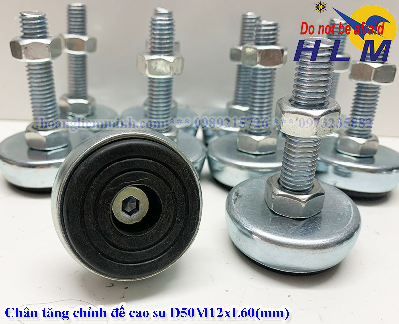 Chân tăng chỉnh | Chân tăng chỉnh D50xM12xL60(mm)